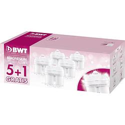 Foto van Bwt gourmet edition mg2+ (longlife), 5 + 1 pack 0814135 filter wit