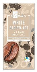 Foto van Ichoc white barista art chocoladereep