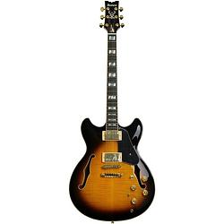 Foto van Ibanez jsm10 john scofield signature vintage yellow sunburst