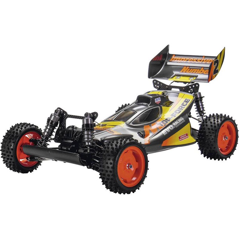 Foto van Tamiya rc top force evolut. (2021) 4wd pb brushed 1:10 rc auto elektro buggy bouwpakket