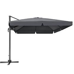 Foto van Tectake - zonwering cinzia-xl parasol-grijs - 402994