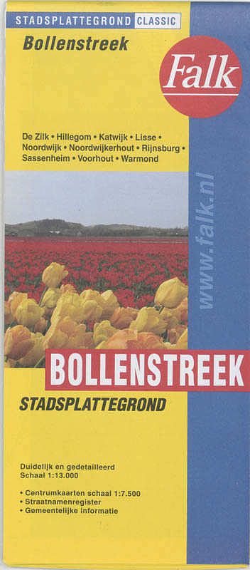 Foto van Toeristenkaart bollenstreek - paperback (9789028708297)