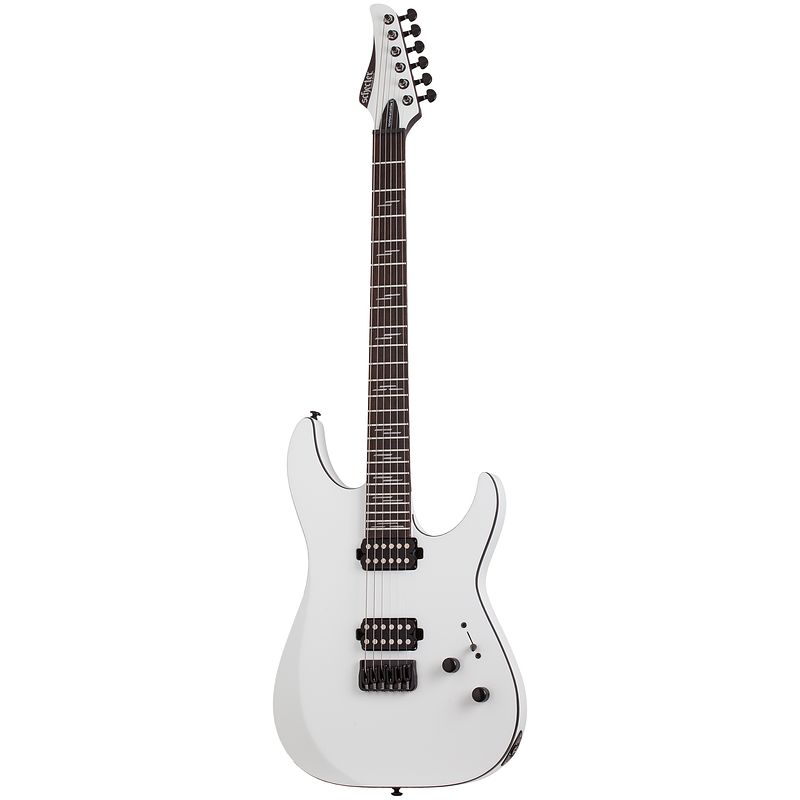 Foto van Schecter reaper-6 custom elektrische gitaar gloss white