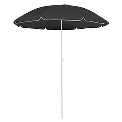 Foto van Vidaxl parasol met stalen paal 180 cm antracietkleurig