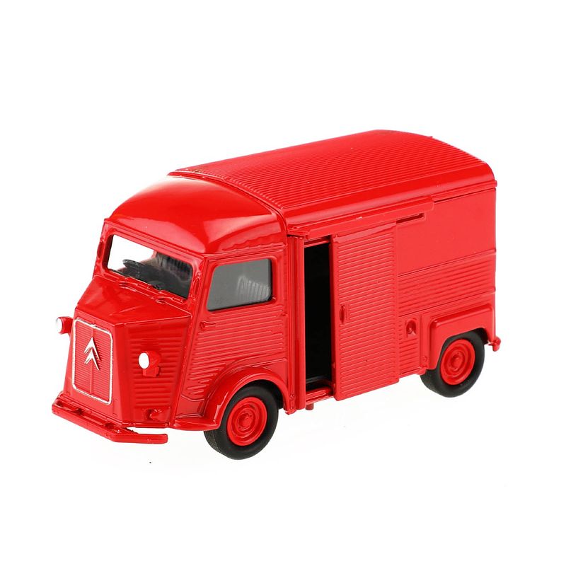 Foto van Welly citroën type h 4 bus 10,5cm rood