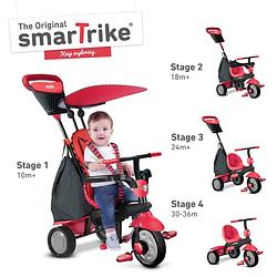 Foto van Smartrike glow 4-in-1 driewieler - rood