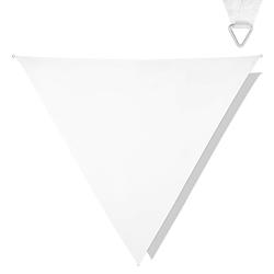 Foto van Vonroc schaduwdoek driehoek - premium - ? 360 cm - waterafstotend wit