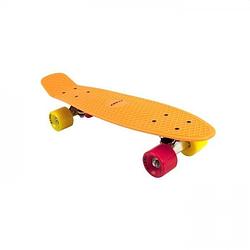 Foto van Skateboard 55 centimeter neon oranje