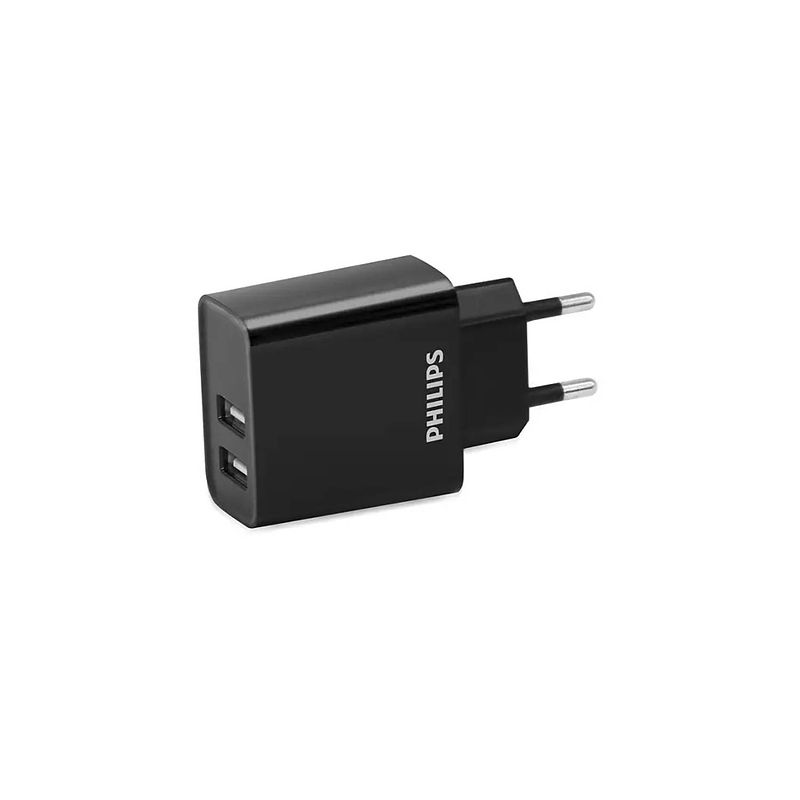 Foto van Philips - usb-oplaadblok - dlp2610/03 - 230v - 2 usb-a poorten