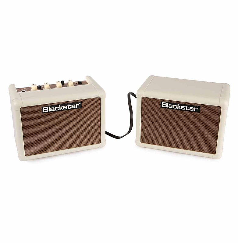 Foto van Blackstar fly 3 acoustic pack mini akoestische gitaarversterker combo met speakerkast