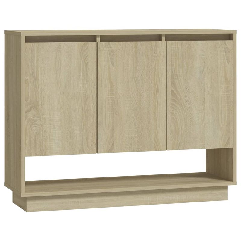 Foto van Vidaxl dressoir 97x31x75 cm spaanplaat sonoma eikenkleurig