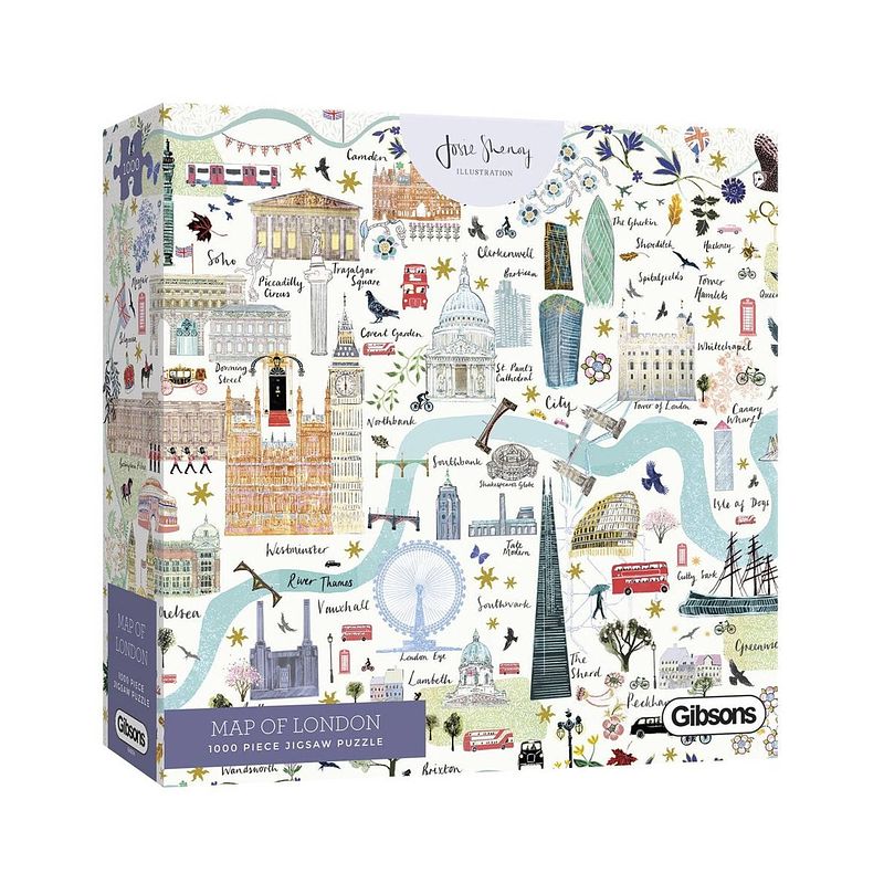 Foto van Gibsons map of london (1000)