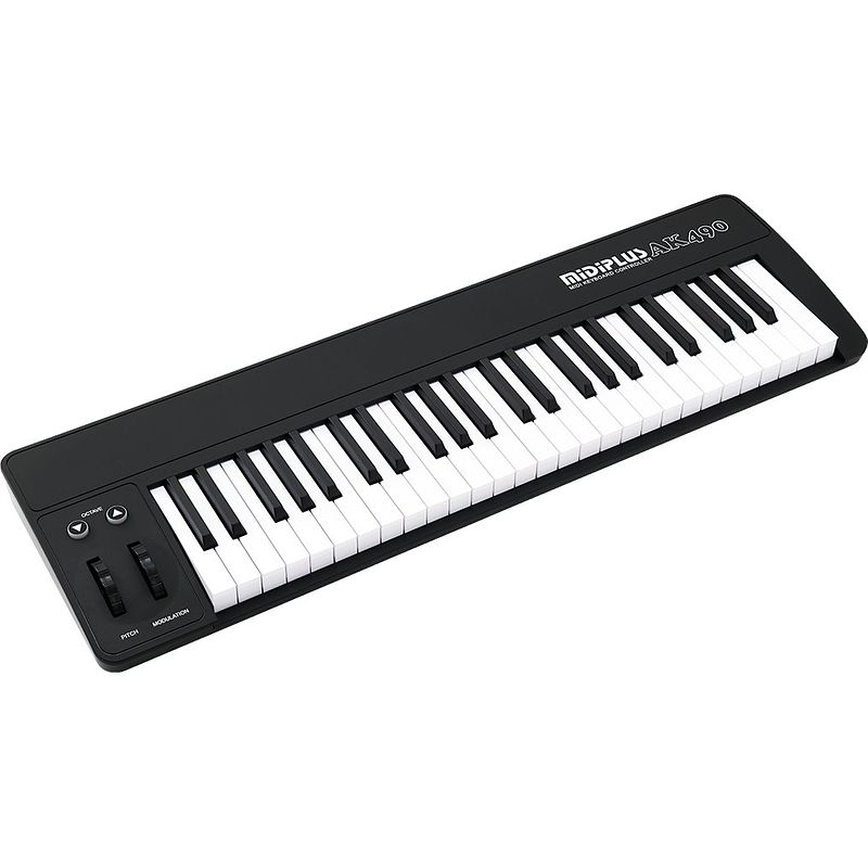 Foto van Midiplus ak490 usb/midi keyboard 49-toetsen