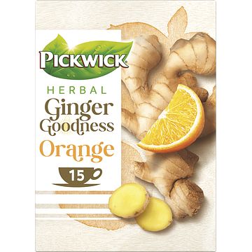 Foto van Pickwick ginger goodness orange kruidenthee bij jumbo