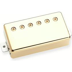 Foto van Seymour duncan sh-10b full shred bridge humbucker gold cover gitaarelement