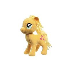 Foto van Pluche my little pony applejack speelgoed knuffel oranje 13 cm - knuffeldier