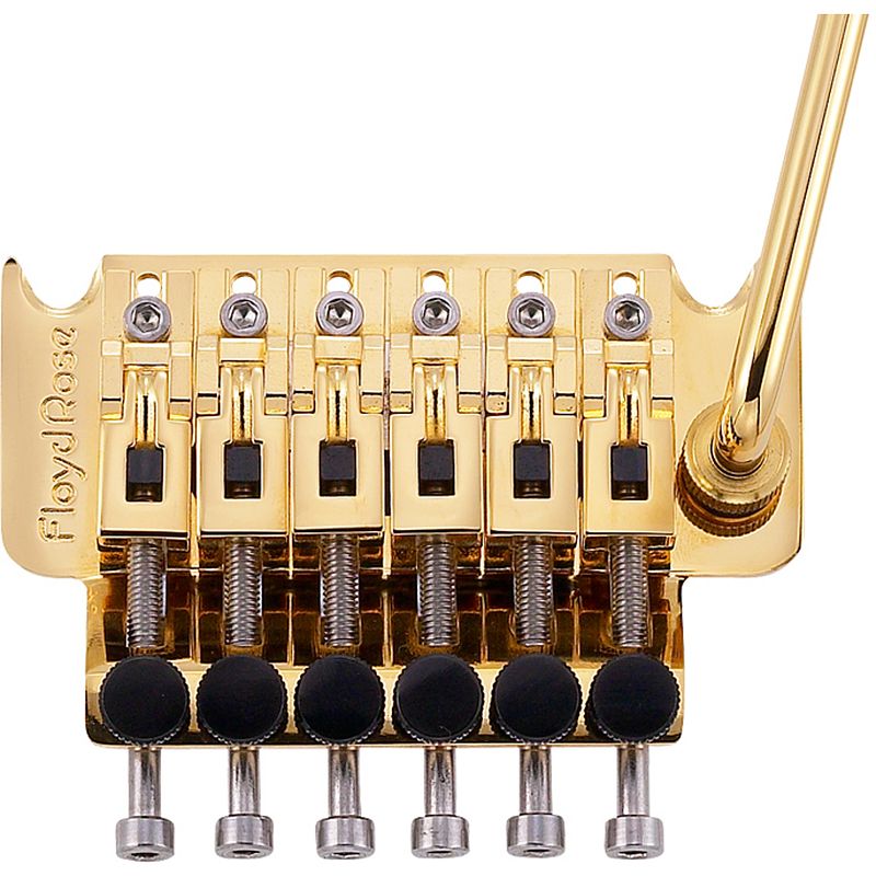 Foto van Floyd rose frt-c 300 ss original hot rod tremolo goud