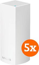 Foto van Linksys velop tri-band mesh wifi (5-pack wit)