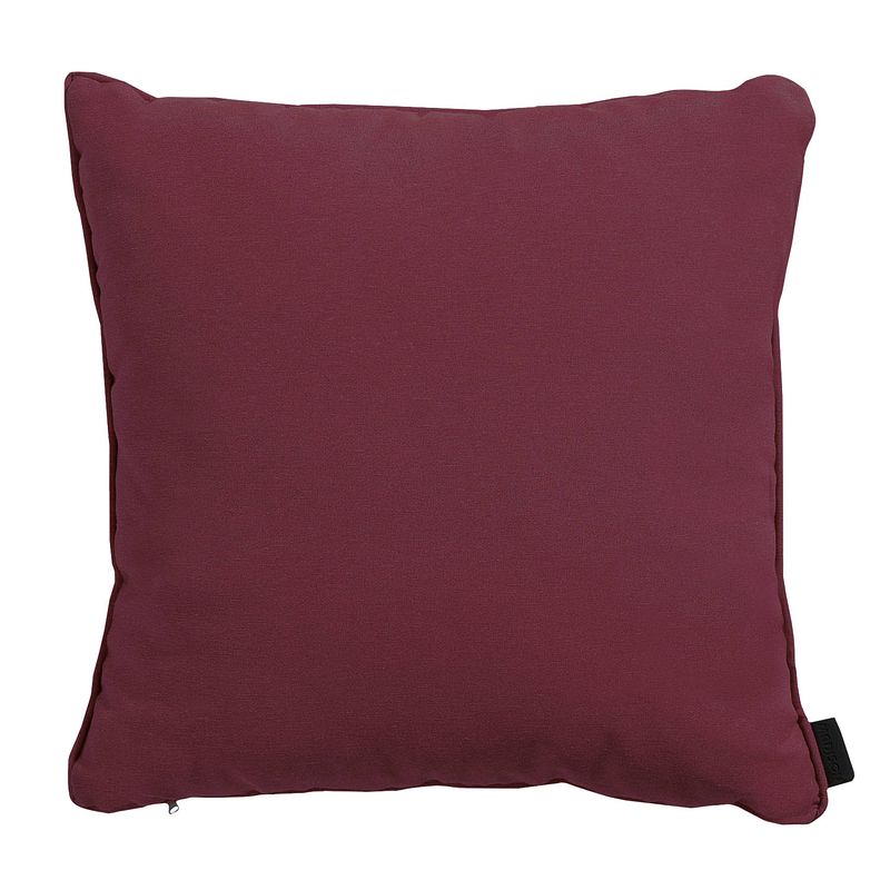 Foto van Madison - sierkussen - panama bordeaux - 45x45 - rood