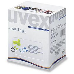 Foto van Uvex 2112095 hi-com mini oordoppen 24 db eenmalig gebruik 100 paar