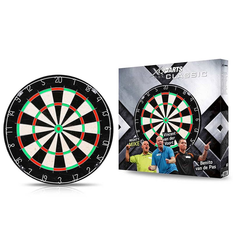 Foto van Xqmax darts dartbord set borstelhaar