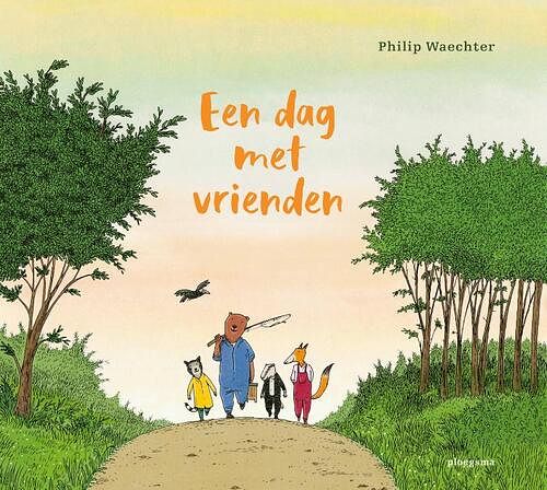 Foto van Een dag met vrienden - philip waechter - hardcover (9789021684147)