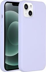 Foto van Accezz liquid silicone backcover iphone 13 mini telefoonhoesje paars