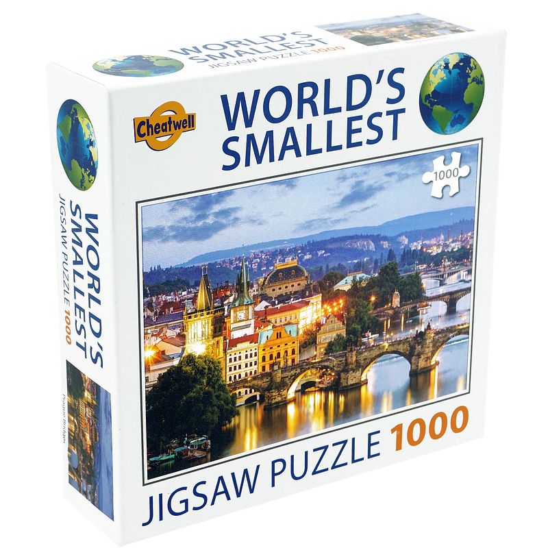 Foto van Cheatwell world'ss smallest - prague bridges (1000)