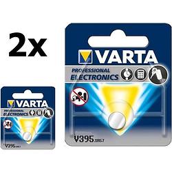 Foto van 2 stuks varta 399-395/g7/sr927w 1.5v 52mah knoopcel batterij