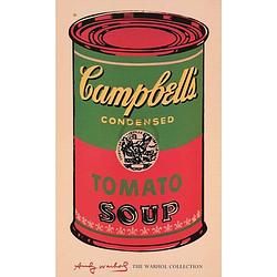 Foto van Andy warhol - campbell's soup kunstdruk 60x100cm