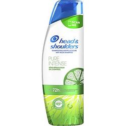 Foto van Head & shoulders pure intense oil control antiroos shampoo met citrus 250ml bij jumbo