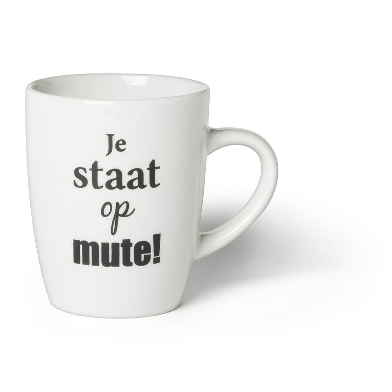 Foto van Senseo mok je staat op mute - porselein - 200 ml