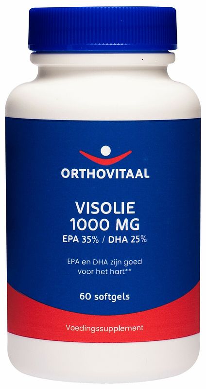 Foto van Orthovitaal visolie 1000 mg epa 35% / dha 25 % softgels