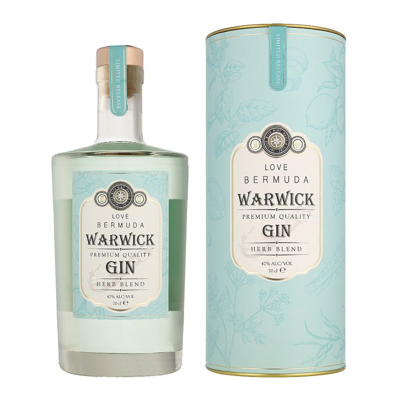 Foto van Love bermuda warwick gin 70cl + giftbox