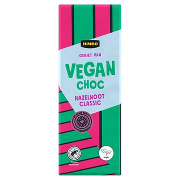 Foto van Jumbo geniet van vegan choc hazelnoot classic 80g