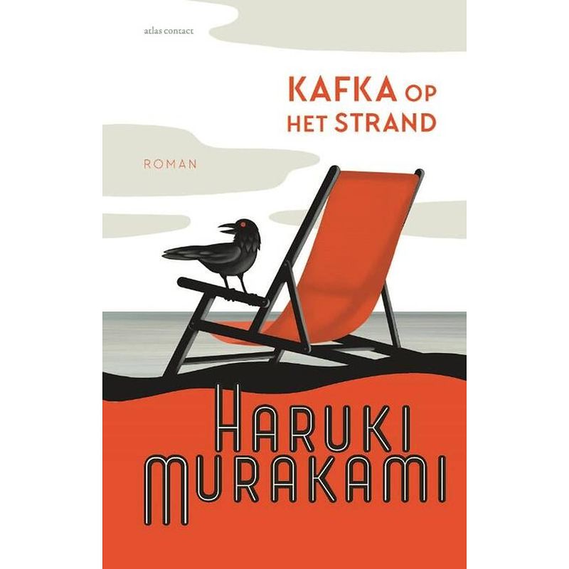 Foto van Kafka op het strand