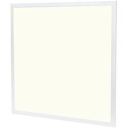 Foto van Led paneel - aigi limno - 60x60 - natuurlijk wit 4200k - 32w - smart led - slimme led - dimbaar - inbouw vierkant - mat