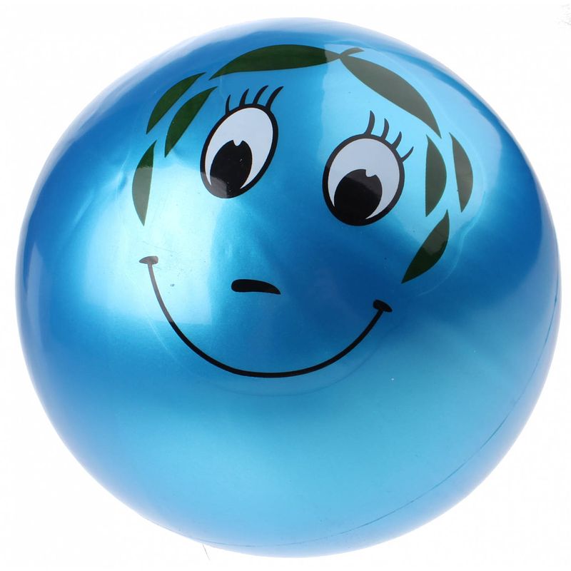 Foto van Johntoy speelbal smiley junior 20 cm blauw