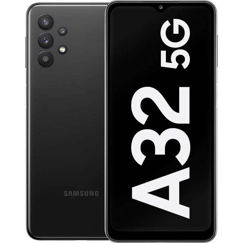 Foto van Samsung a32 5g 5g smartphone 64 gb 16.5 cm (6.5 inch) zwart android 11 dual-sim