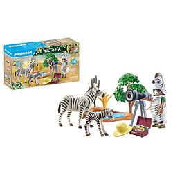 Foto van Playmobil wiltopia onderweg met de dierenfotograaf 71295