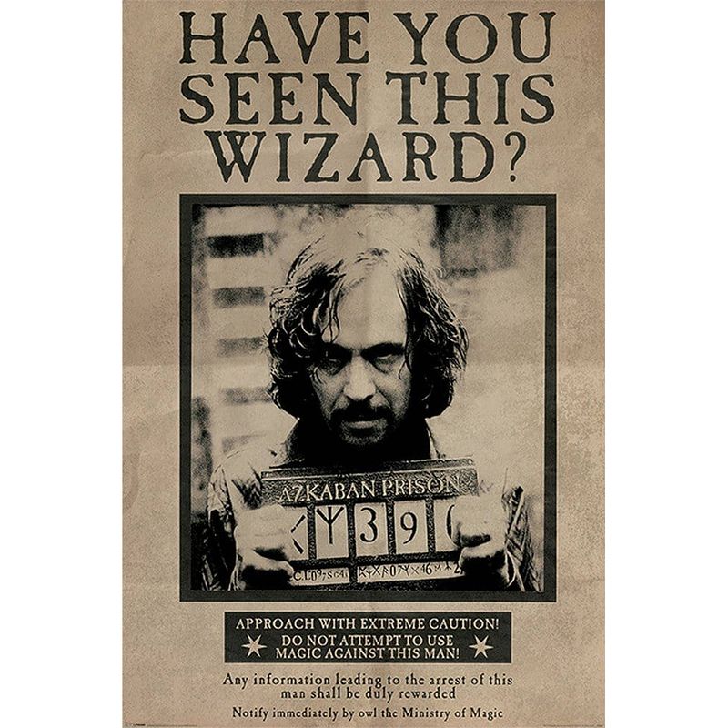 Foto van Pyramid harry potter wanted sirius black poster 61x91,5cm