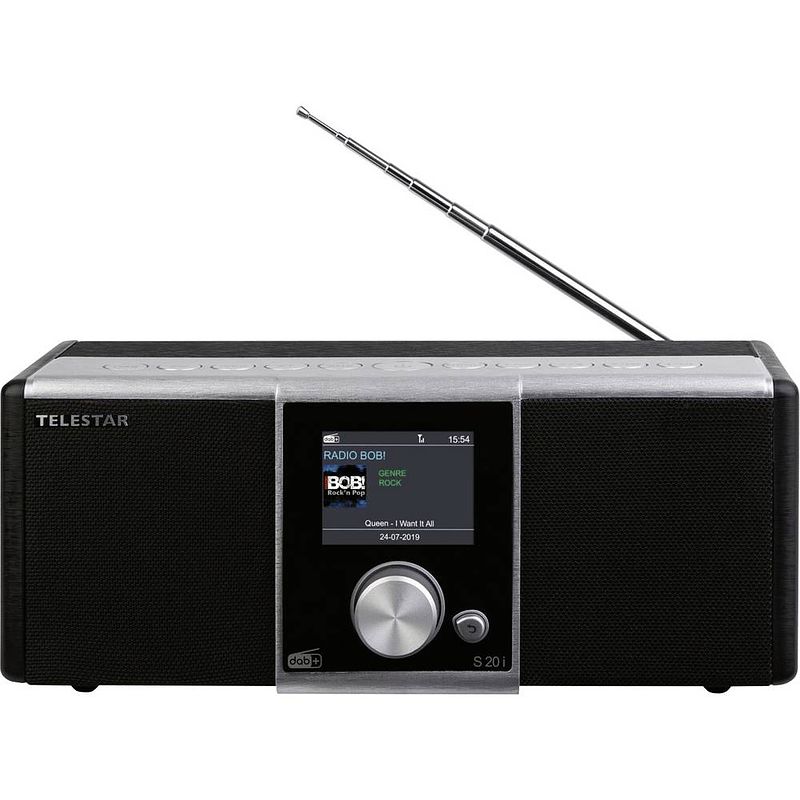 Foto van Telestar dira s 20i tafelradio met internetradio internet, dab+, vhf (fm) aux, bluetooth, dab+, internetradio, fm, usb, wifi incl. afstandsbediening,