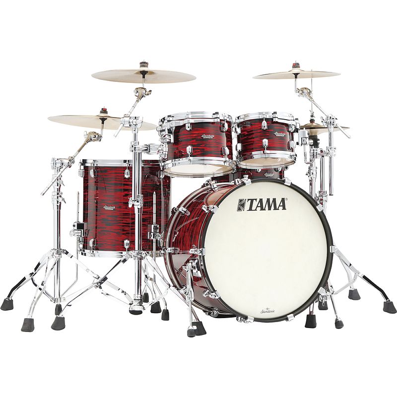 Foto van Tama mr42tzs-roy starclassic maple red oyster 4d. shellset