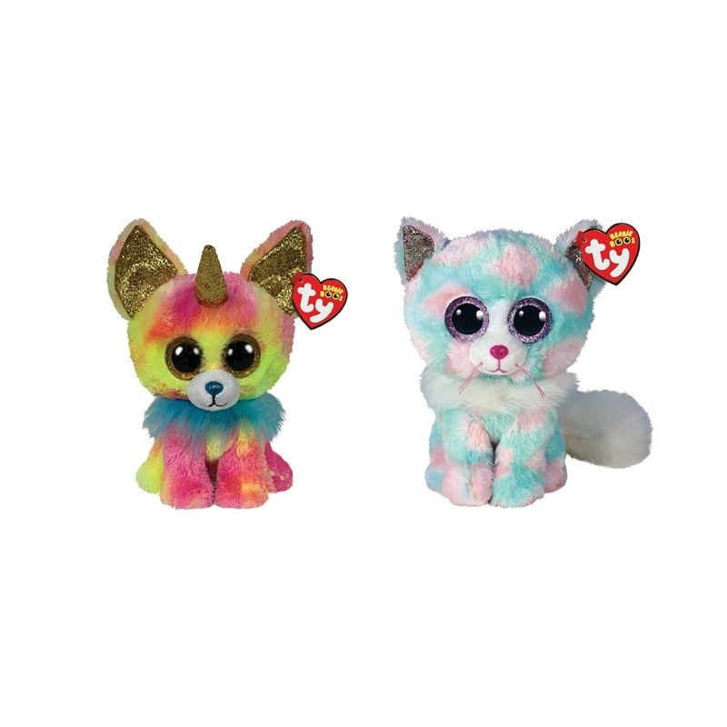 Foto van Ty - knuffel - beanie boo's - yips chihuahua & opal cat