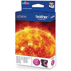 Foto van Brother inktcartridge, 260 pagina'ss, oem lc-980m, magenta 5 stuks