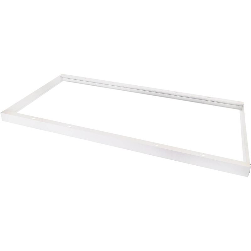 Foto van Led paneel 60x120 - aigi - opbouw frame - aluminium - wit