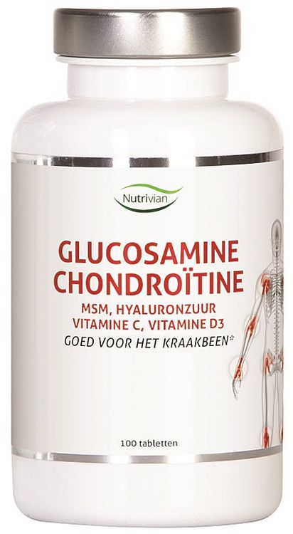 Foto van Nutrivian glucosamine chondroïtine tabletten