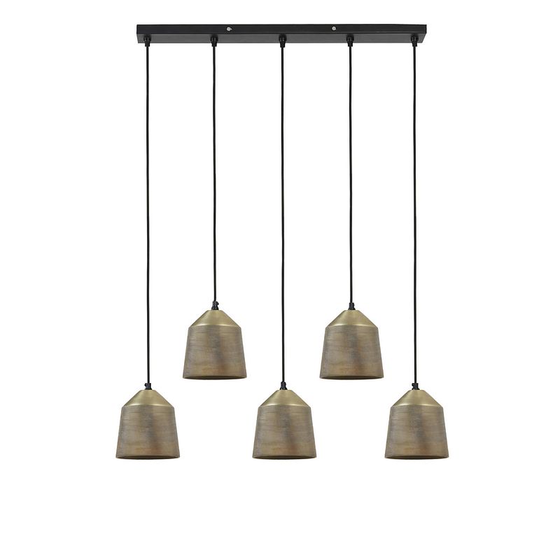 Foto van Light & living - hanglamp lilou - 75x16x110 - brons