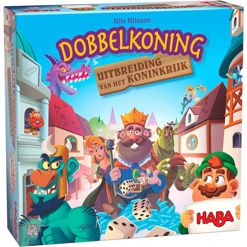 Foto van Haba bordspel dobbelkoning - uitbreiding van het koninkrijk