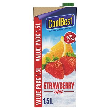 Foto van Coolbest strawberry hill voordeelpak 1, 5l bij jumbo